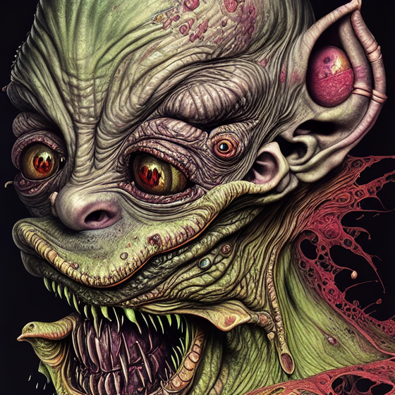 Grotesque goblin #17