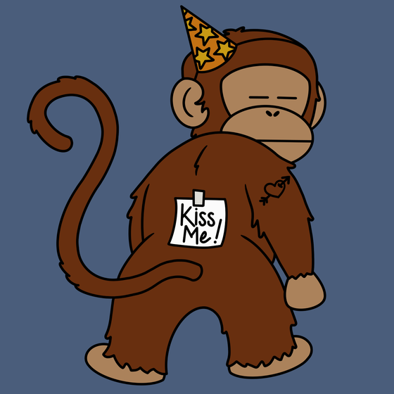 Kiss Me Monkey #2775