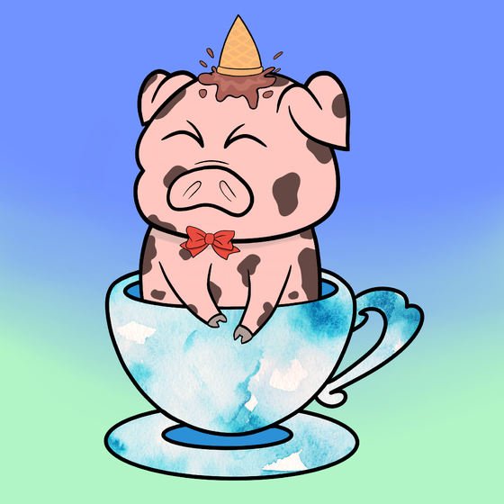 Lucky Teacup Piggy Club #961