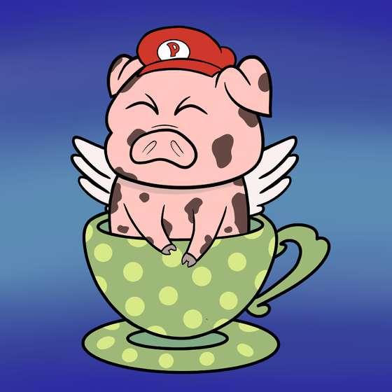 Lucky Teacup Piggy Club #1257