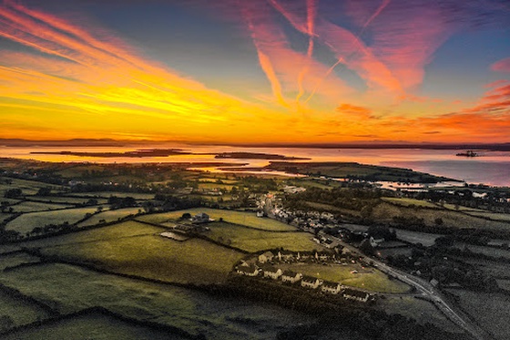 Brilliant Sunrise over Ireland's Shannon Estuary