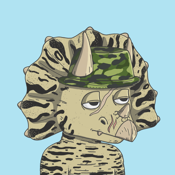 Bored Triceratops Cave Club #143
