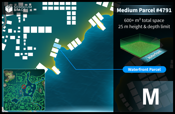 Medium #4791 (M) parcel in Somnium Space