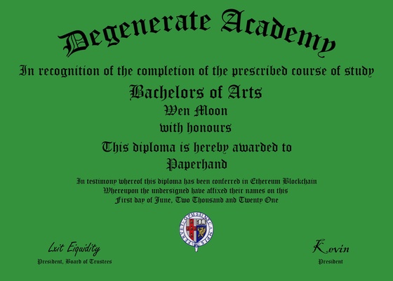 Degen Diploma #1404