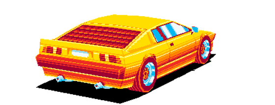 BLVD Collectible : Vaporwave : Yellow Car