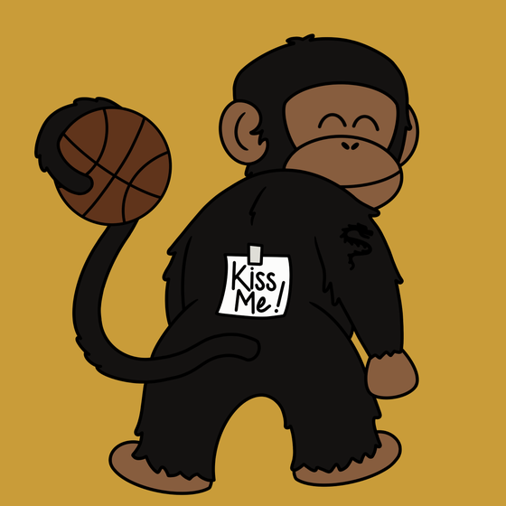 Kiss Me Monkey #6422