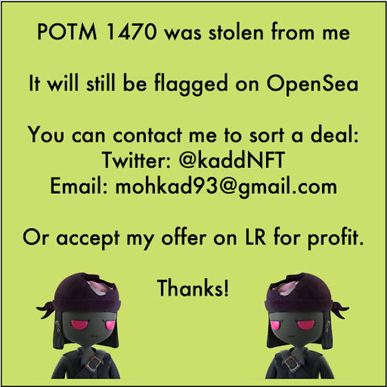 Stolen POTM 1470