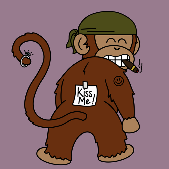 Kiss Me Monkey #2827