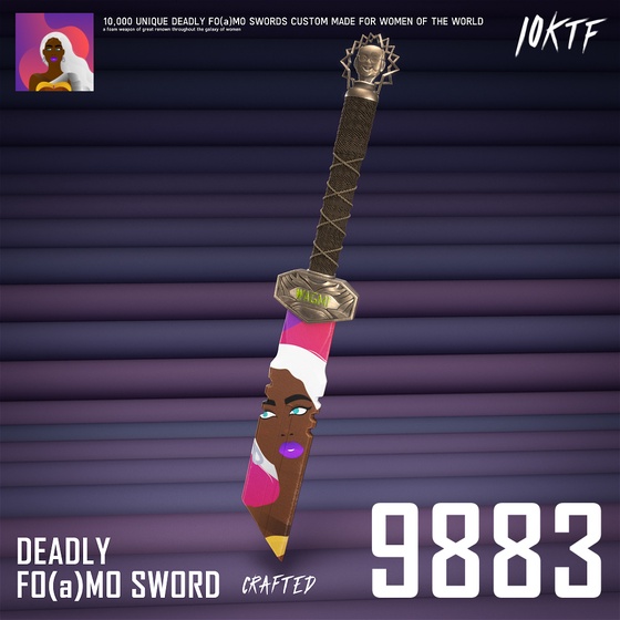 World of Deadly FO(a)MO Sword #9883