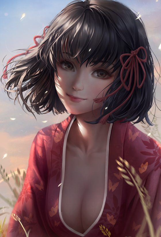 Girl in yukata