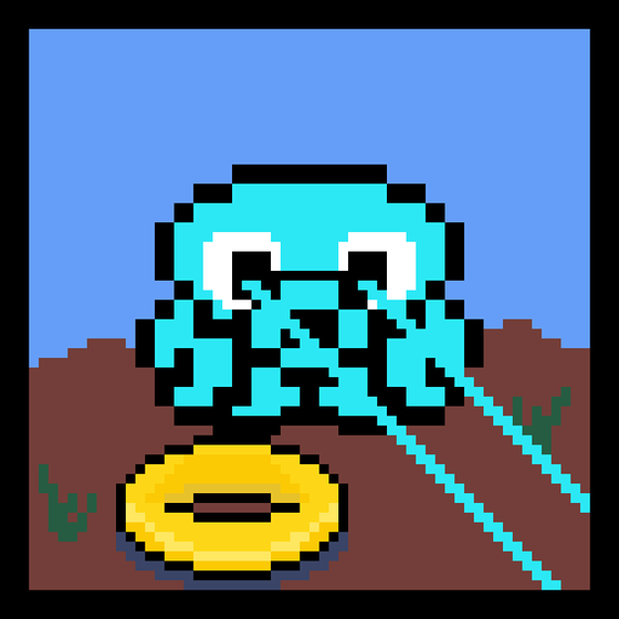 Pixel Squid #663