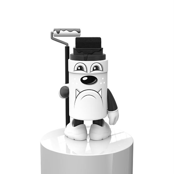 Greg Mike Marker Mascot (B&W) #25/70