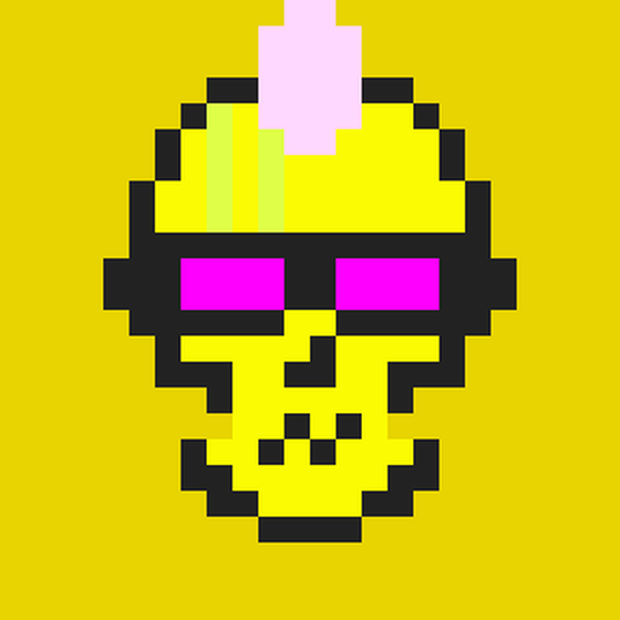 Cyber CryptoSkull #4962