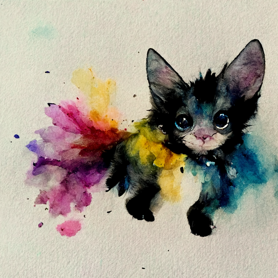 Cute Curious Kitten