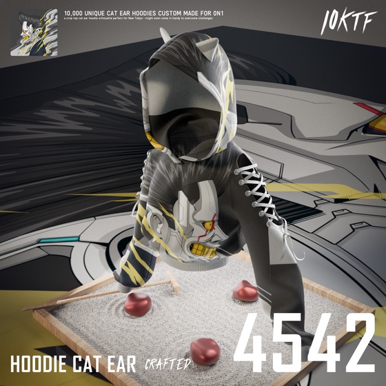 0N1 Cat Ear Hoodie #4542