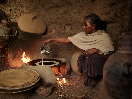 Ethiopia - Melkam Making Injera