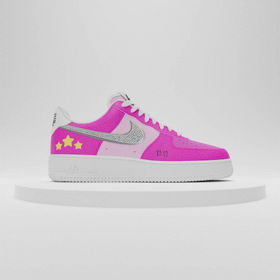 RTFKT Space Drip x Nike Air Force 1 : PARIS HILTON