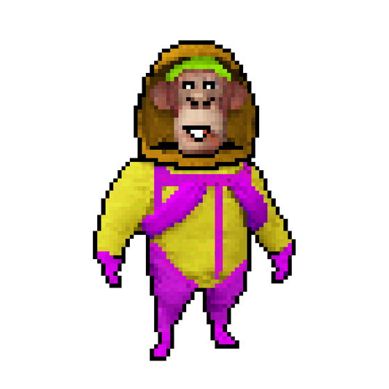 Pixel Radioactive Ape #251