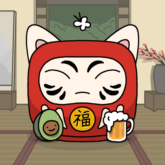 Neko Daruma #116