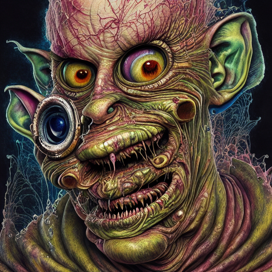 Grotesque goblin #555