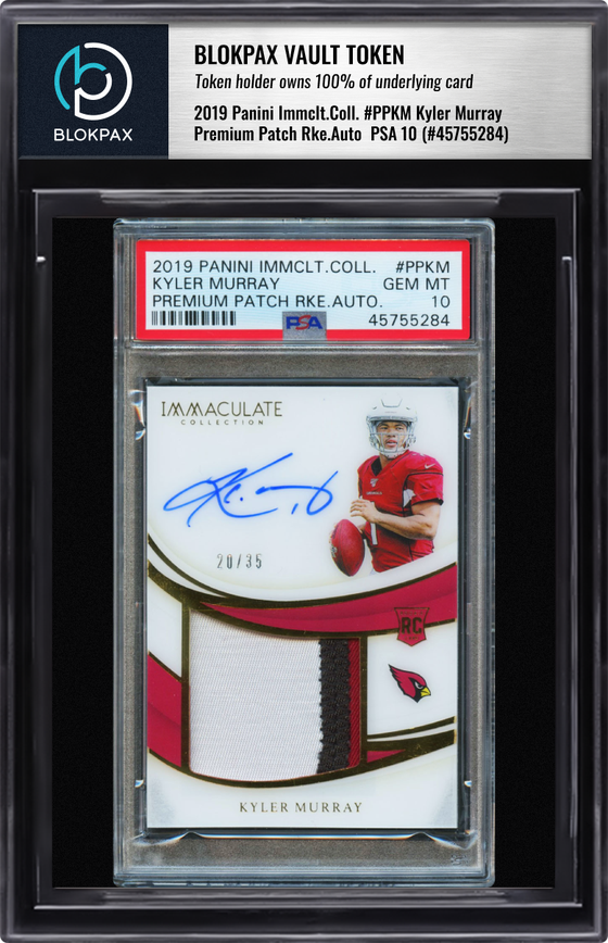 2019 Panini Kyler Murray #PP-KM - PSA 10 (Cert: 45755284)