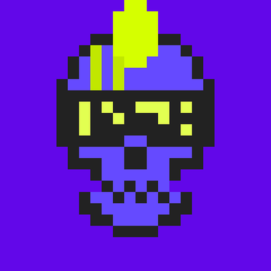 Cyber CryptoSkull #222