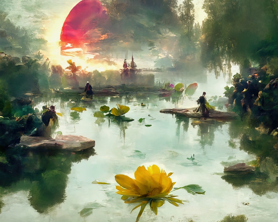 Sunset Lotus