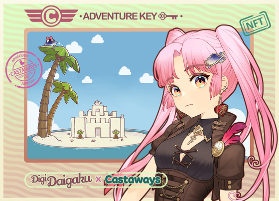 DigiDaigaku Genesis Adventure Key Castaways #987 - Leilani