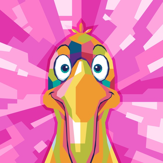 Peaceful Pelican Bubble Gum (Iconics 1/1)