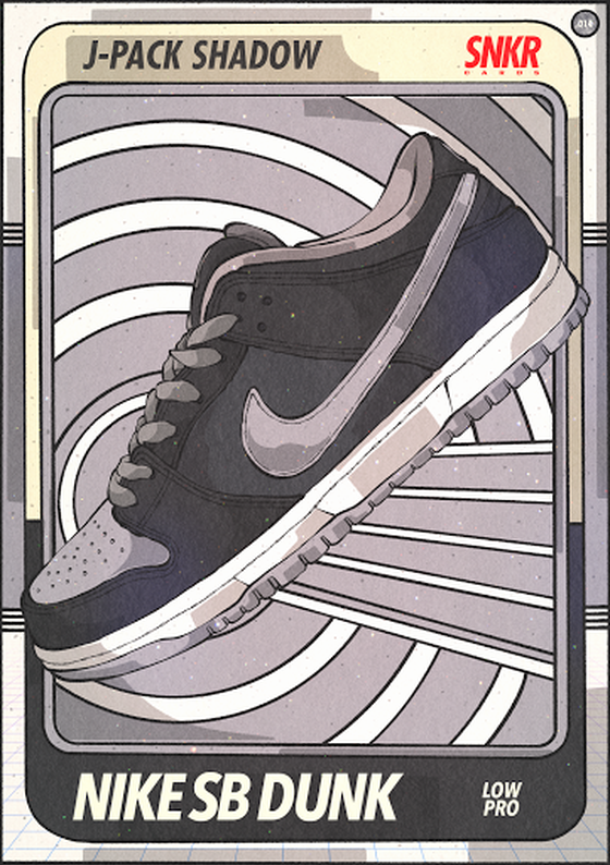 SNKR Cards / Nike Dunk SB J-Pack Shadow / 014