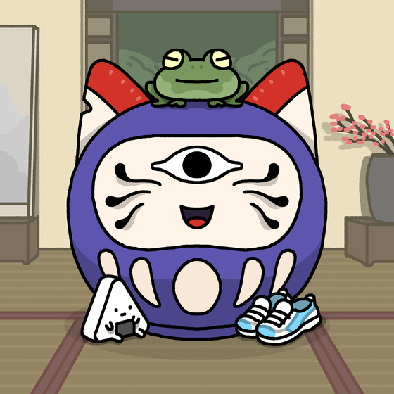 Neko Daruma #12