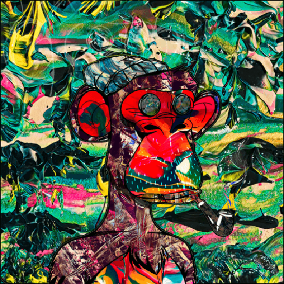 Bored Ape #4148 - Bstract Derivative 