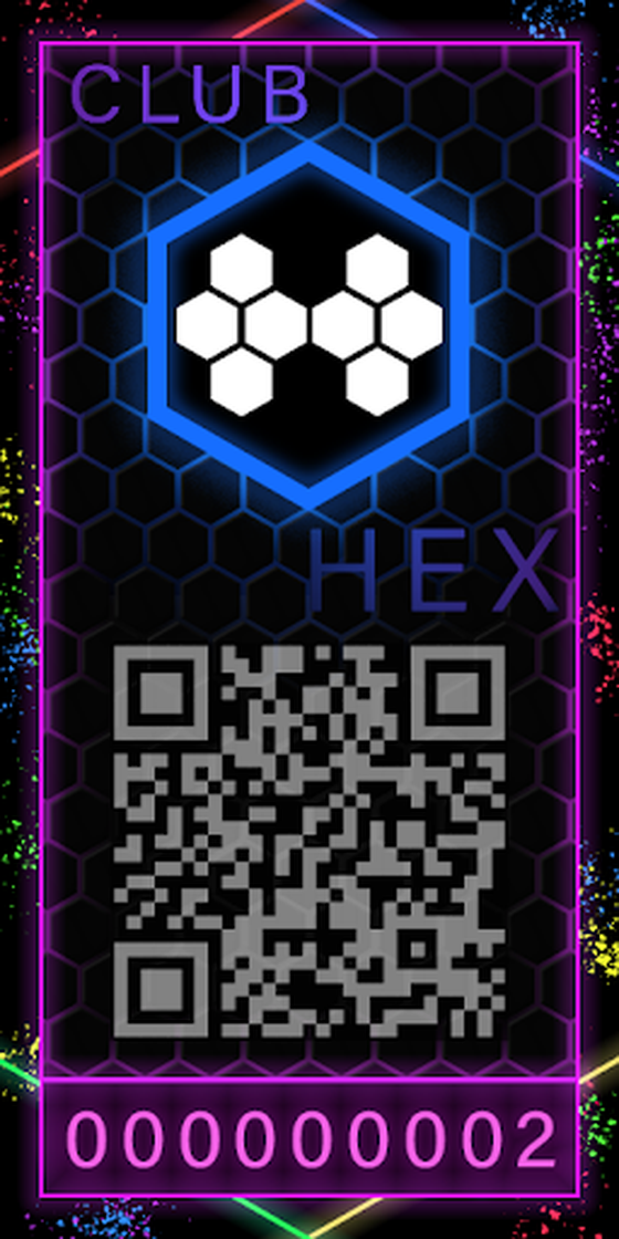 Club Hex Ticket #000000002