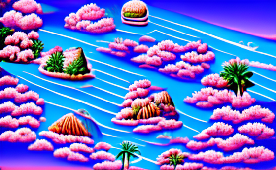 Vaporwave Landscape 10