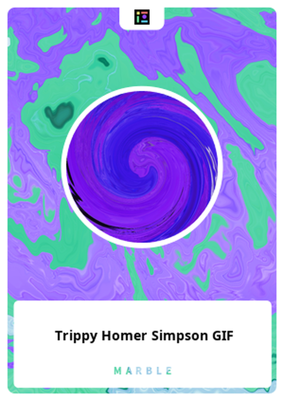 Trippy Homer Simpson GIF