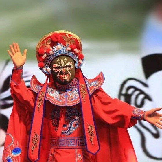 Face changing art of Sichuan Opera