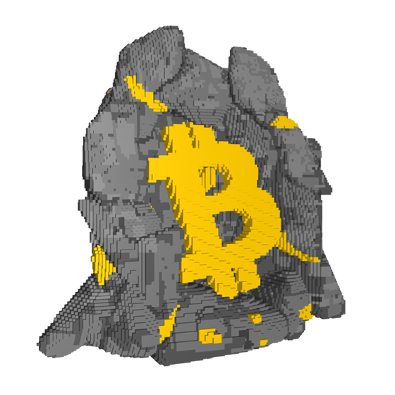 Proof of Work - Large Bitcoin Gold Ore