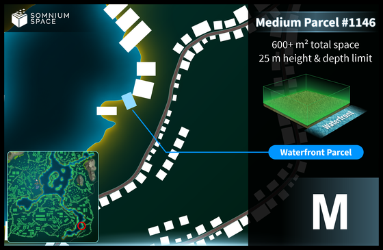 Medium #1146 (M) parcel in Somnium Space