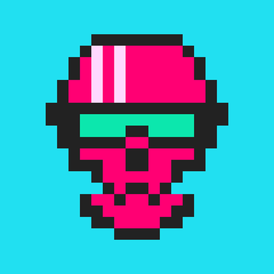 Cyber CryptoSkull #907