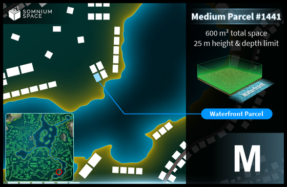 Medium #1441 (M) parcel in Somnium Space