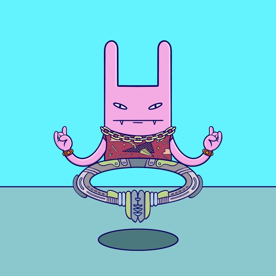 Meditation Rabbit #135