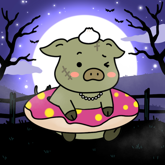 Zombie Piggie Palz #40 - Tiffany