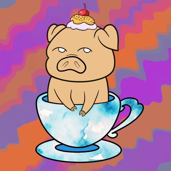 Lucky Teacup Piggy Club #1003