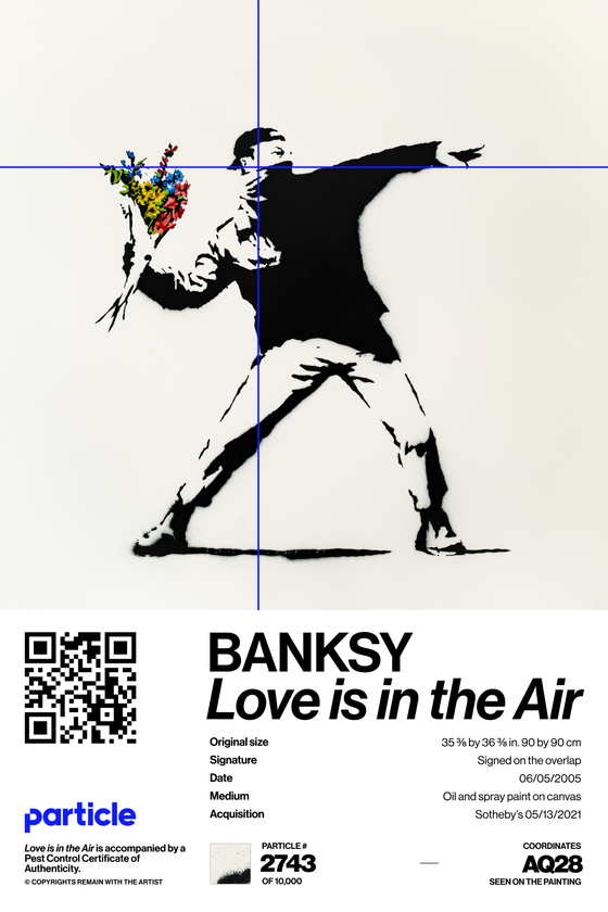 Banksy | Love Is In The Air #2743