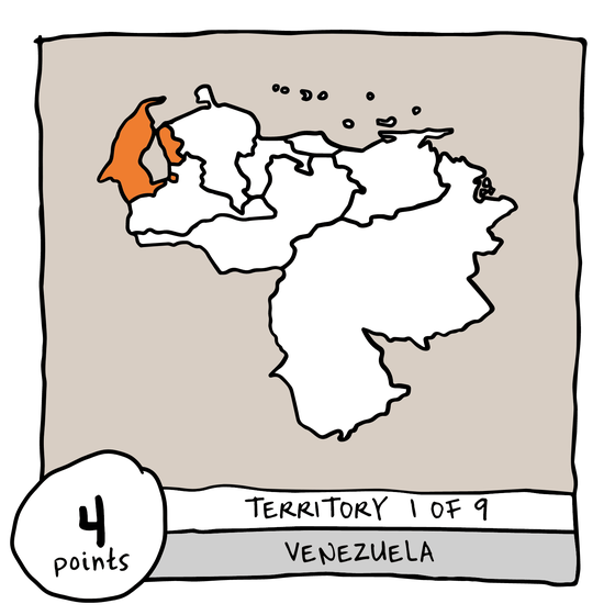 Territory 1/9 - Venezuela (Zulian Region)