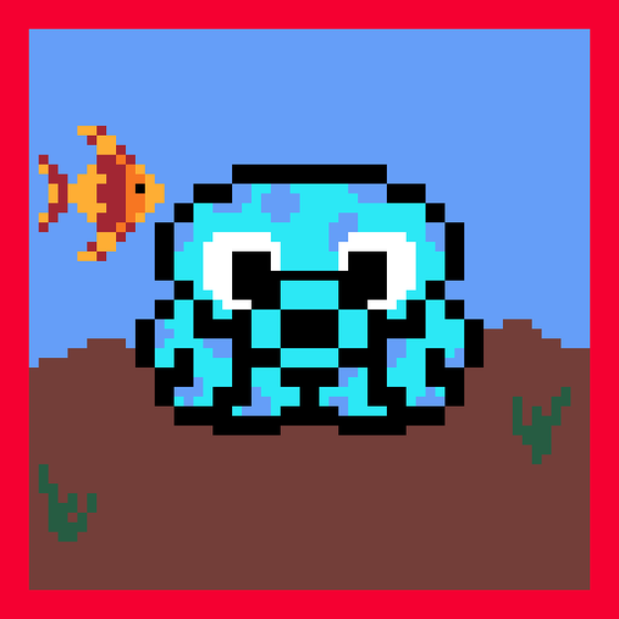 Pixel Squid #1182