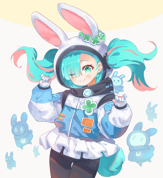 #009 Outer Space Rabbit