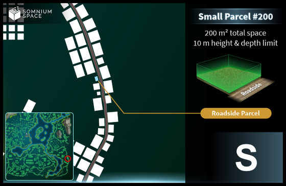 Small #200 (S) parcel in Somnium Space 