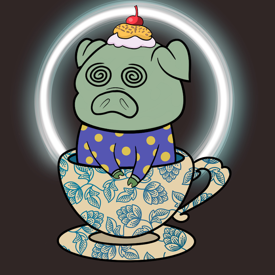 Lucky Teacup Piggy Club #1637