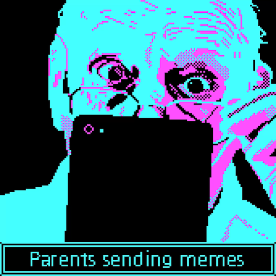 Parents sending memes